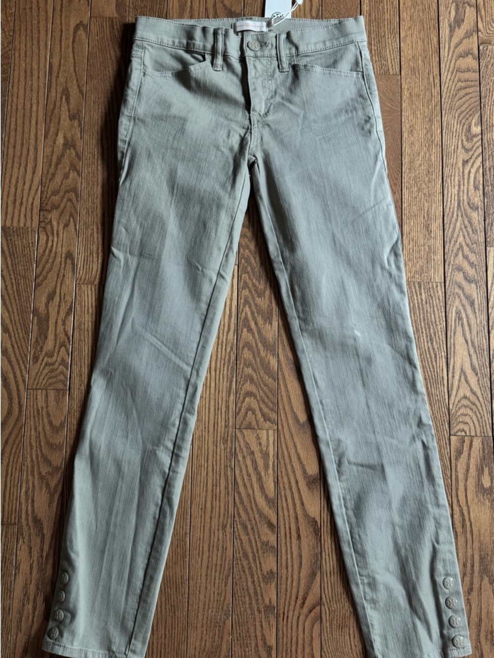NEW Tory Burch FrenchMoss Skinny Ankle Pants size 25